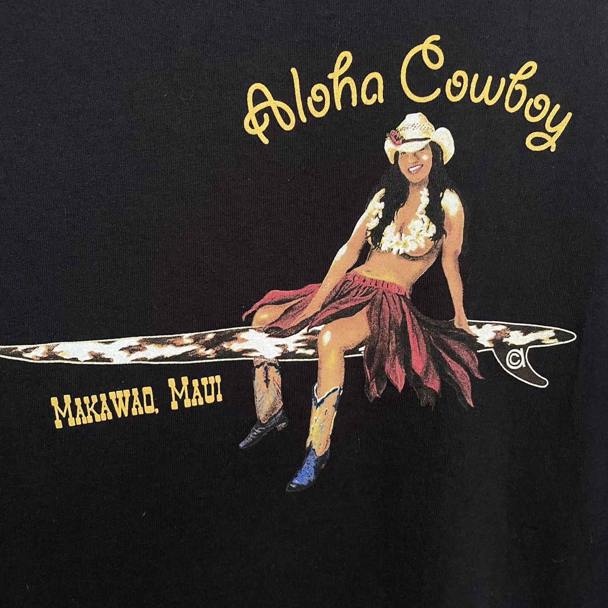 Vintage Vintage Y2K Aloha Cowboy Sexy Woman Surf T Shirt Size US M / EU 48-50 / 2 - 2 Thumbnail