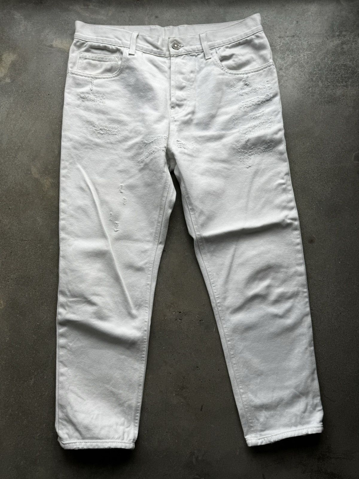 Image of Gucci White Mens Denim Size 46- Runs Small