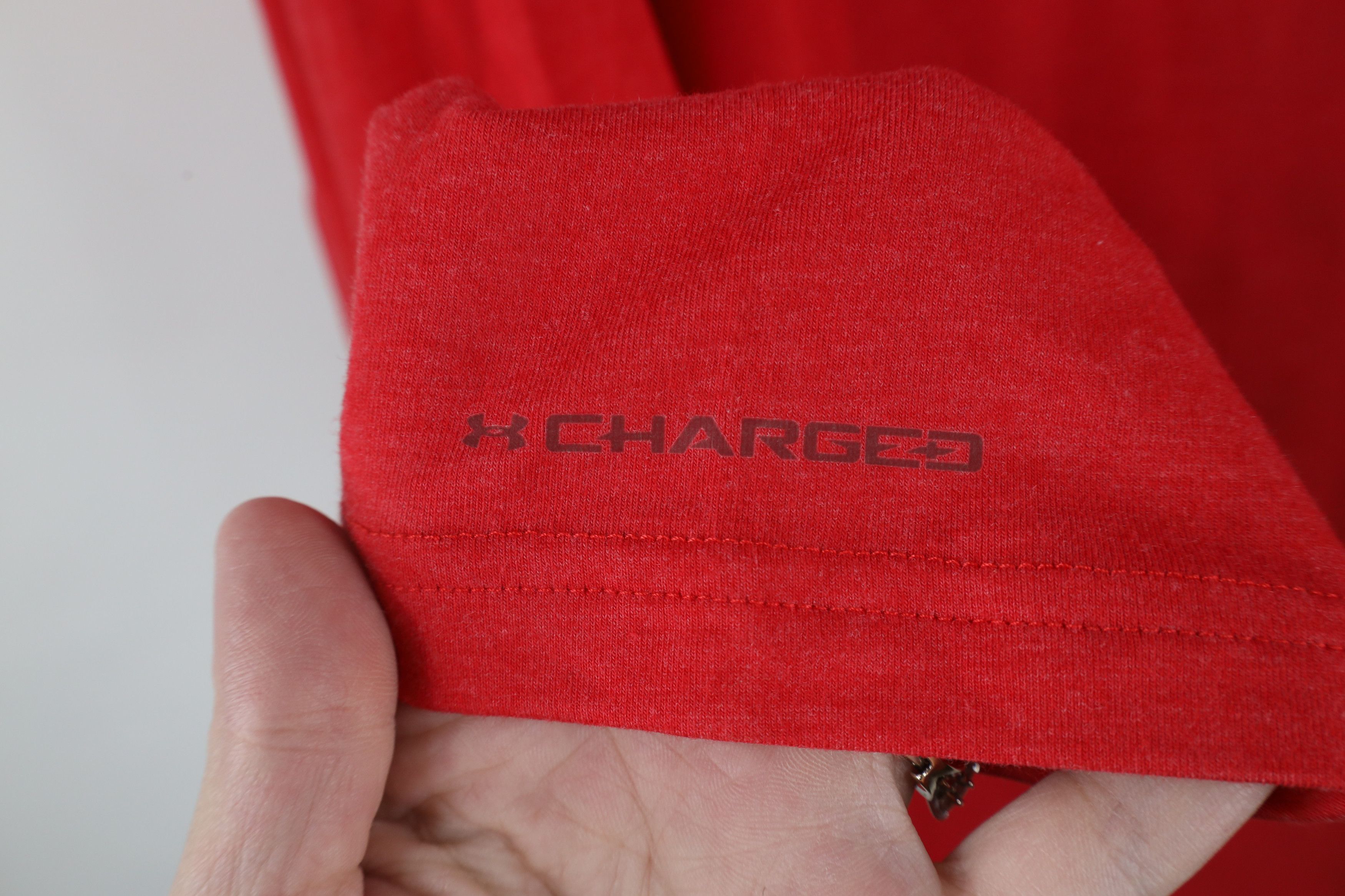 Under Armour × Vintage Under Armour Deer Antler Hunting Long Sleeve T-Shirt Red Size US XL / EU 56 / 4 - 5 Thumbnail