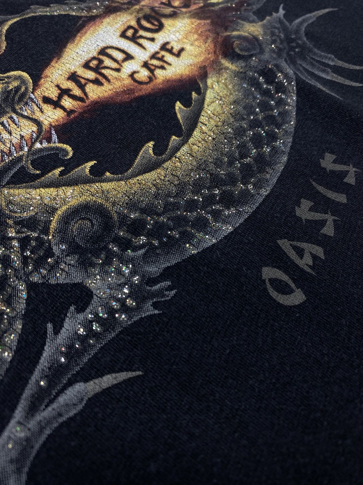 Hard Rock Cafe × Vintage Hard rock café oasis vintage y2k 90s grey black tee tshirt Size US XXL / EU 58 / 5 - 4 Thumbnail