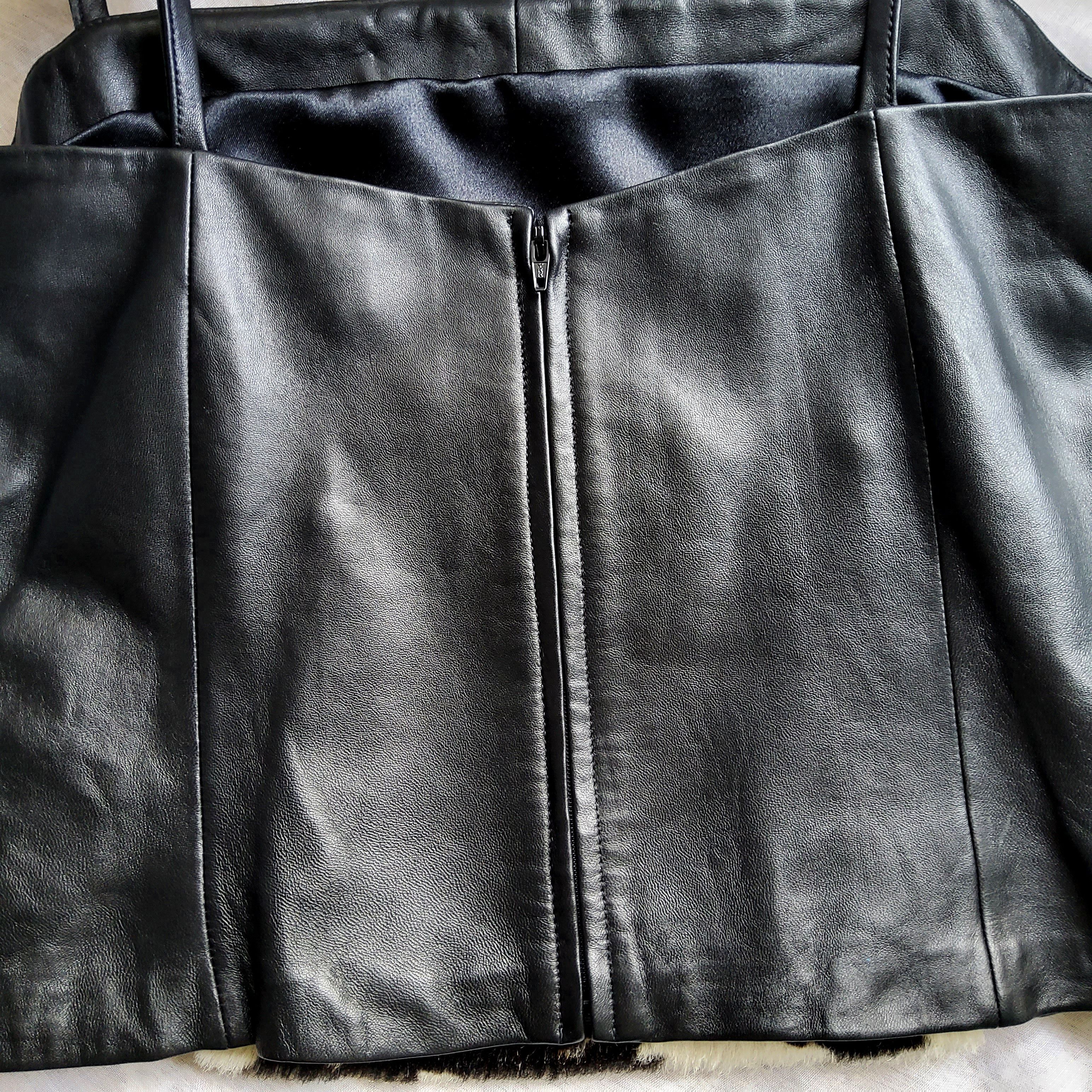 Other Vintage y2k cowhide leather top & matching skirt set Size M / US 6-8 / IT 42-44 - 9 Thumbnail