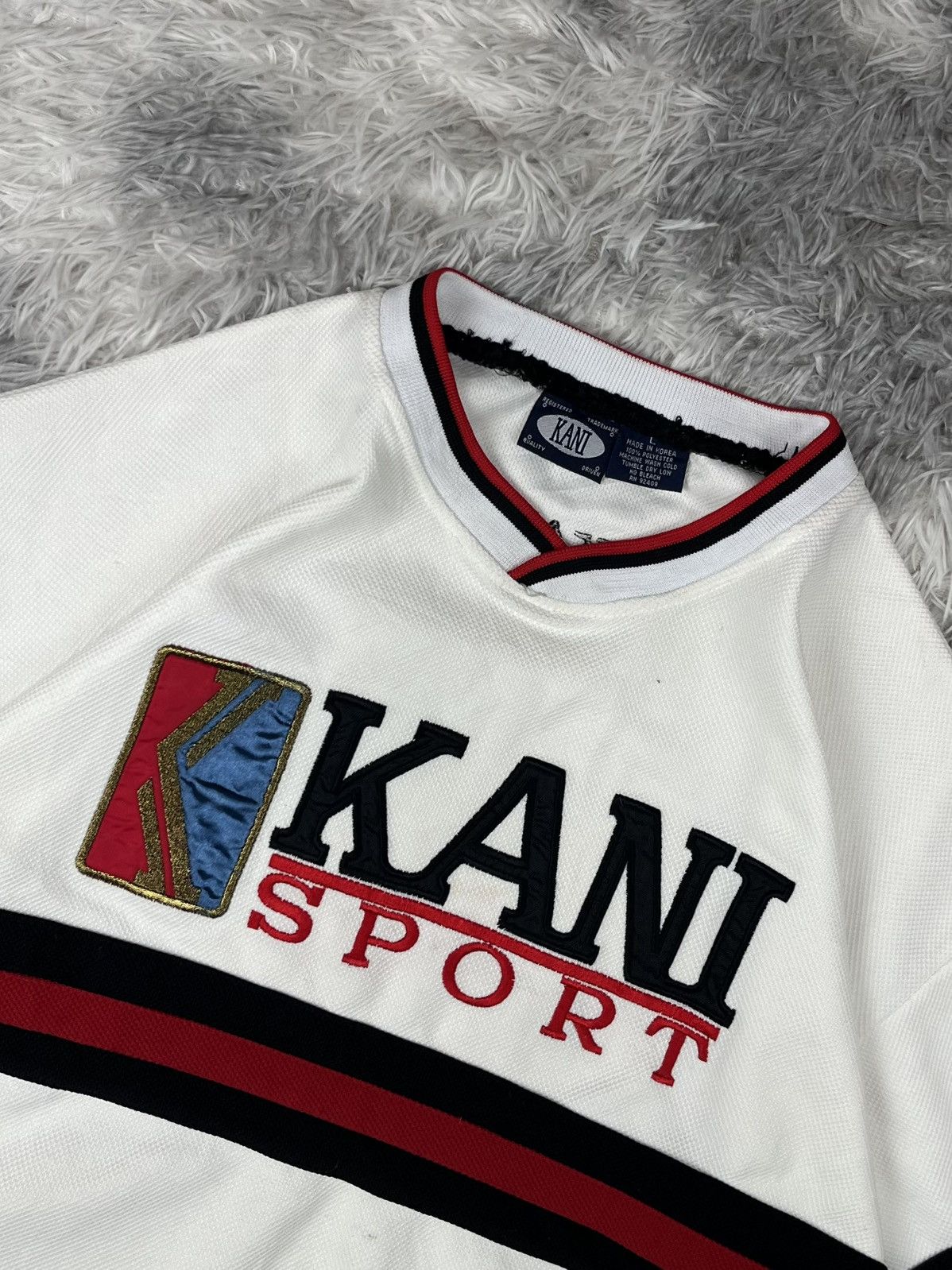 Karl Kani VINTAGE KANI SPORT JERSEY Size US L / EU 52-54 / 3 - 3 Thumbnail