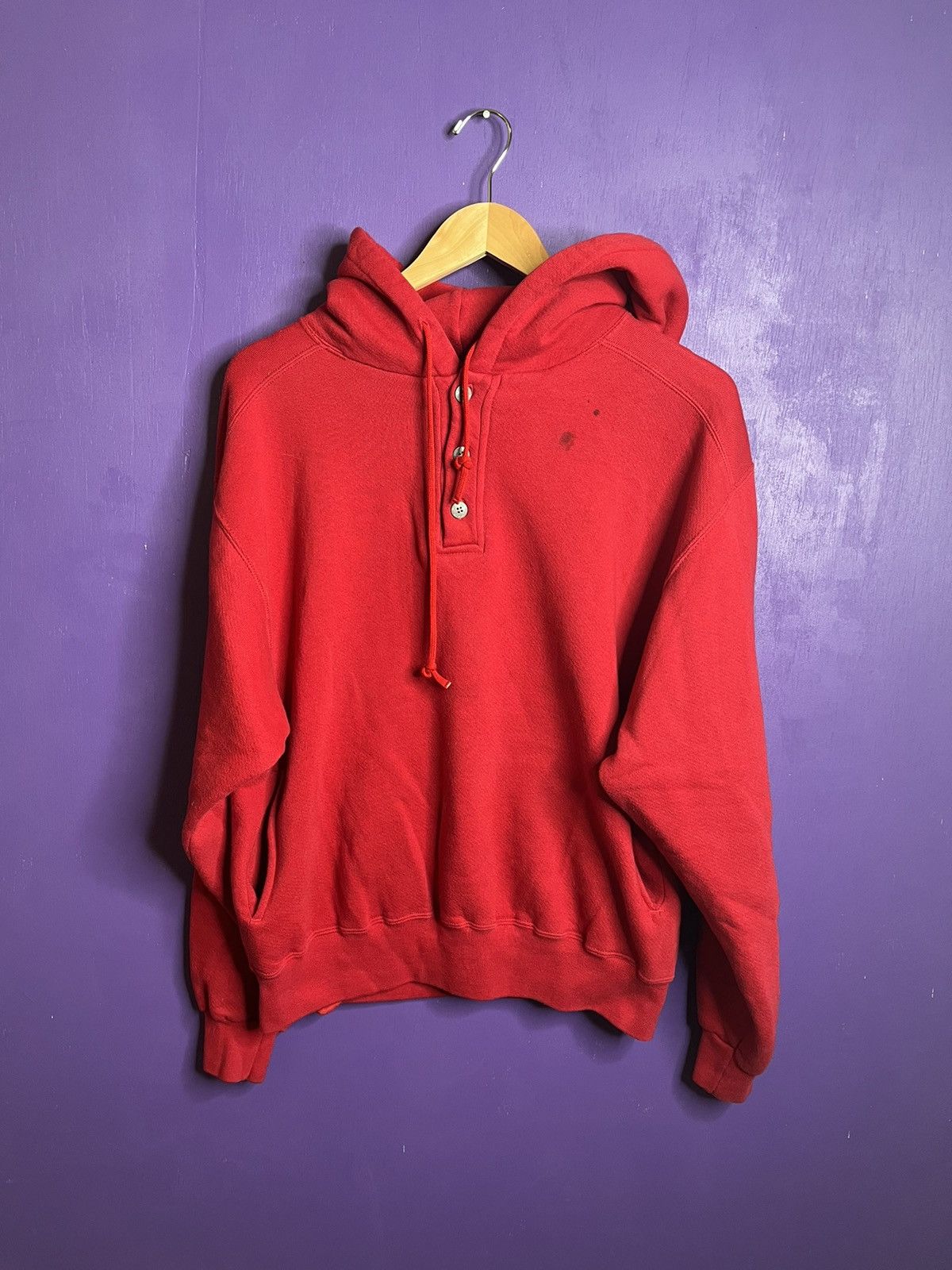 Vintage 90s Russell athletic LL Bean button hoodie