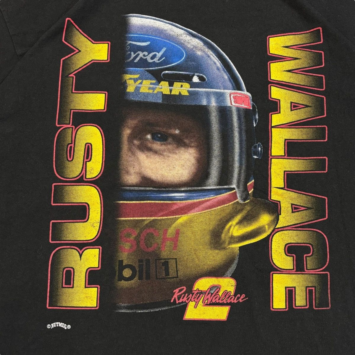 Nutmeg Vintage Nutmeg Graphic Tee Nascar Boxy Fit Size US XL / EU 56 / 4 - 2 Thumbnail