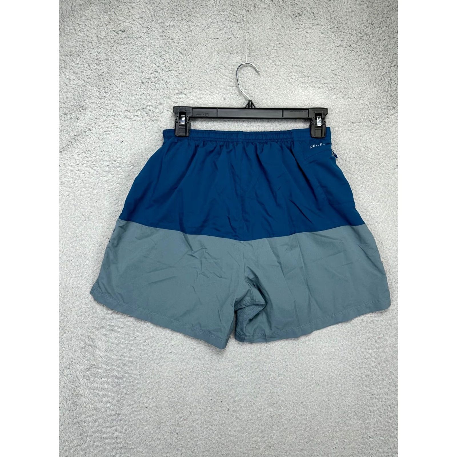 Nike Nike Shorts Womens Medium Dri-Fit Colorblock Lined Running Athletic blue gray Size 32" / US 10 / IT 46 - 3 Thumbnail