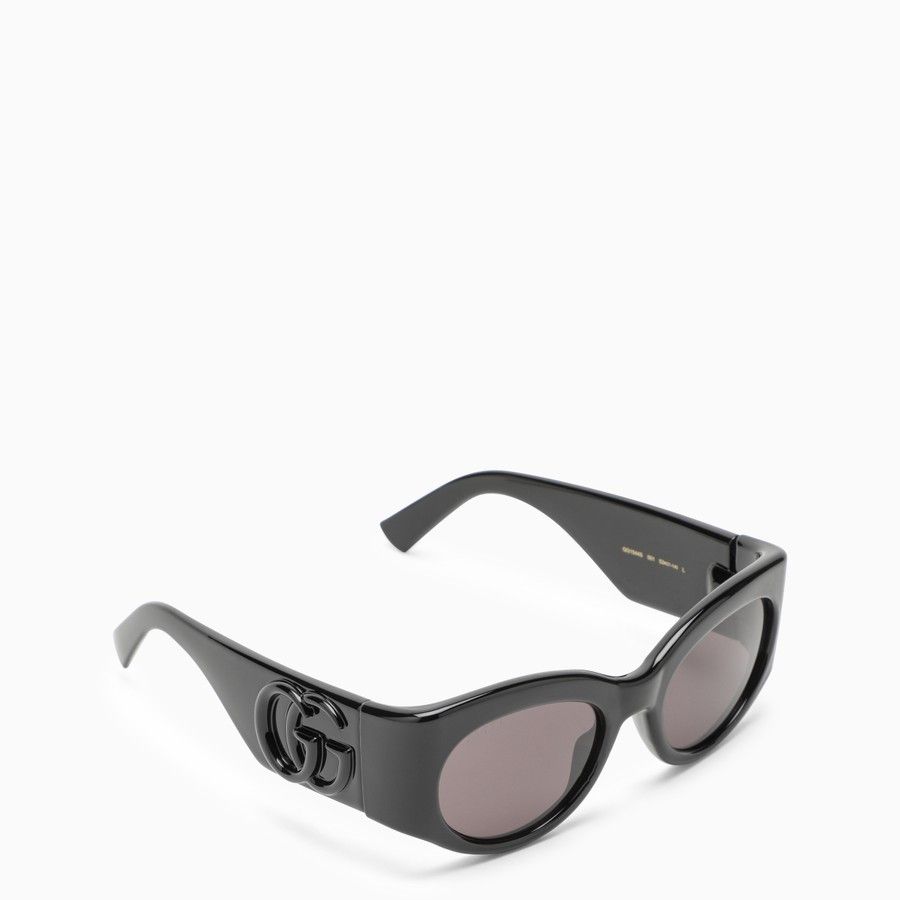 Gucci o1d2blof0824 Size: OS / Oval Sunglasses in Black Size ONE SIZE - 1 Thumbnail