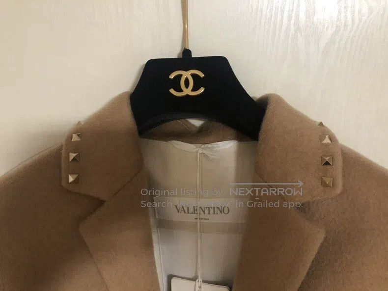 Valentino Valentino Camel coat Size L / US 10 / IT 46 - 4 Thumbnail