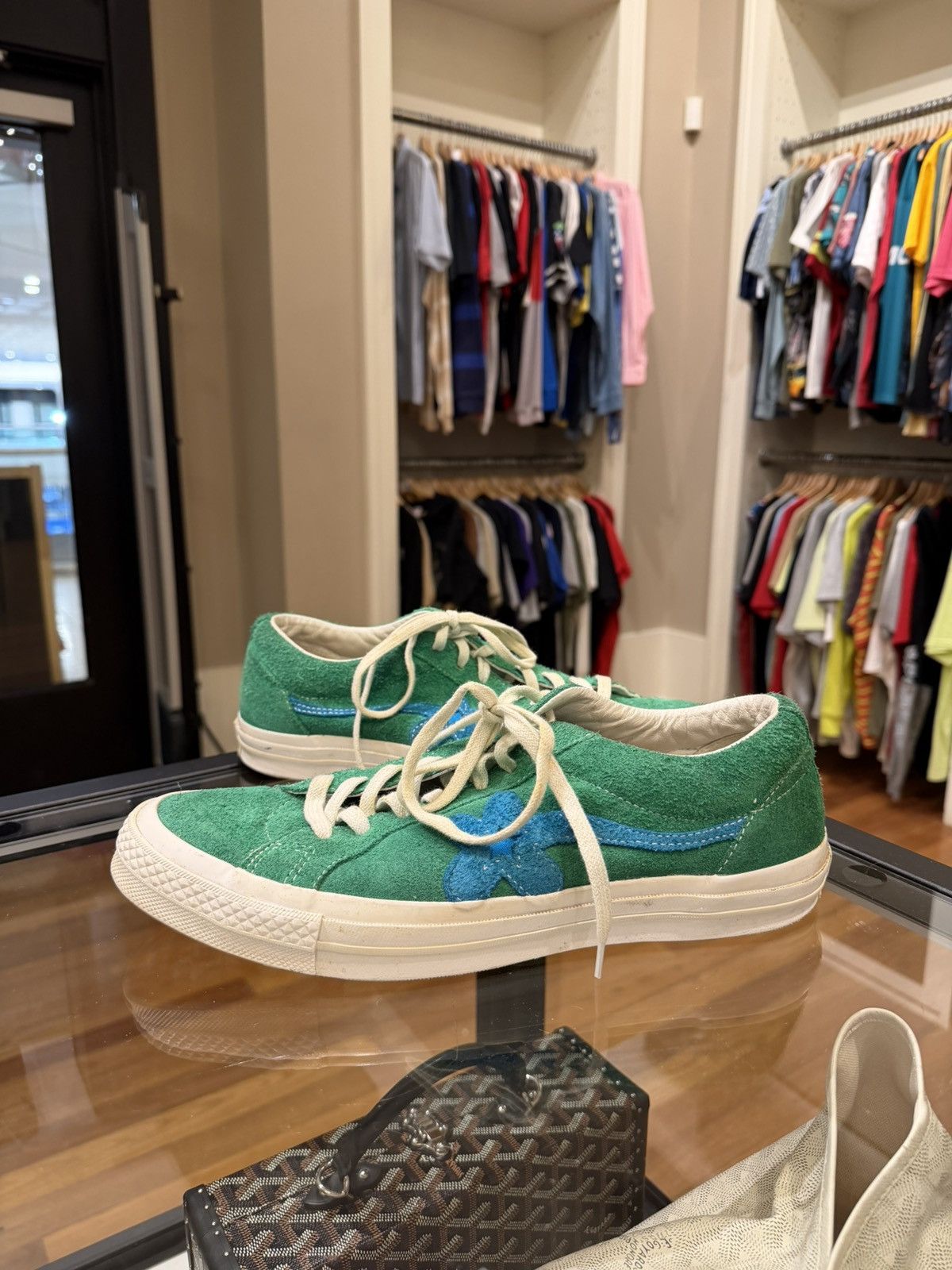 Converse × Golf le Fleur Golf le Fleur x Converse One Star Ox -Jolly Green Size US 10 / EU 43 - 1 Thumbnail