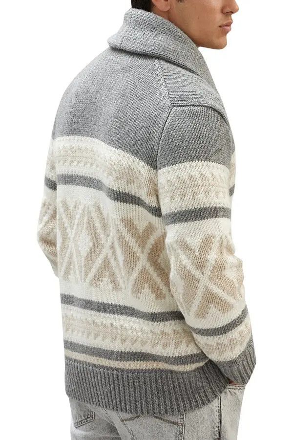 Brunello Cucinelli 0924 Cashmere Cardigan in Light Grey Size US XL / EU 56 / 4 - 2 Thumbnail