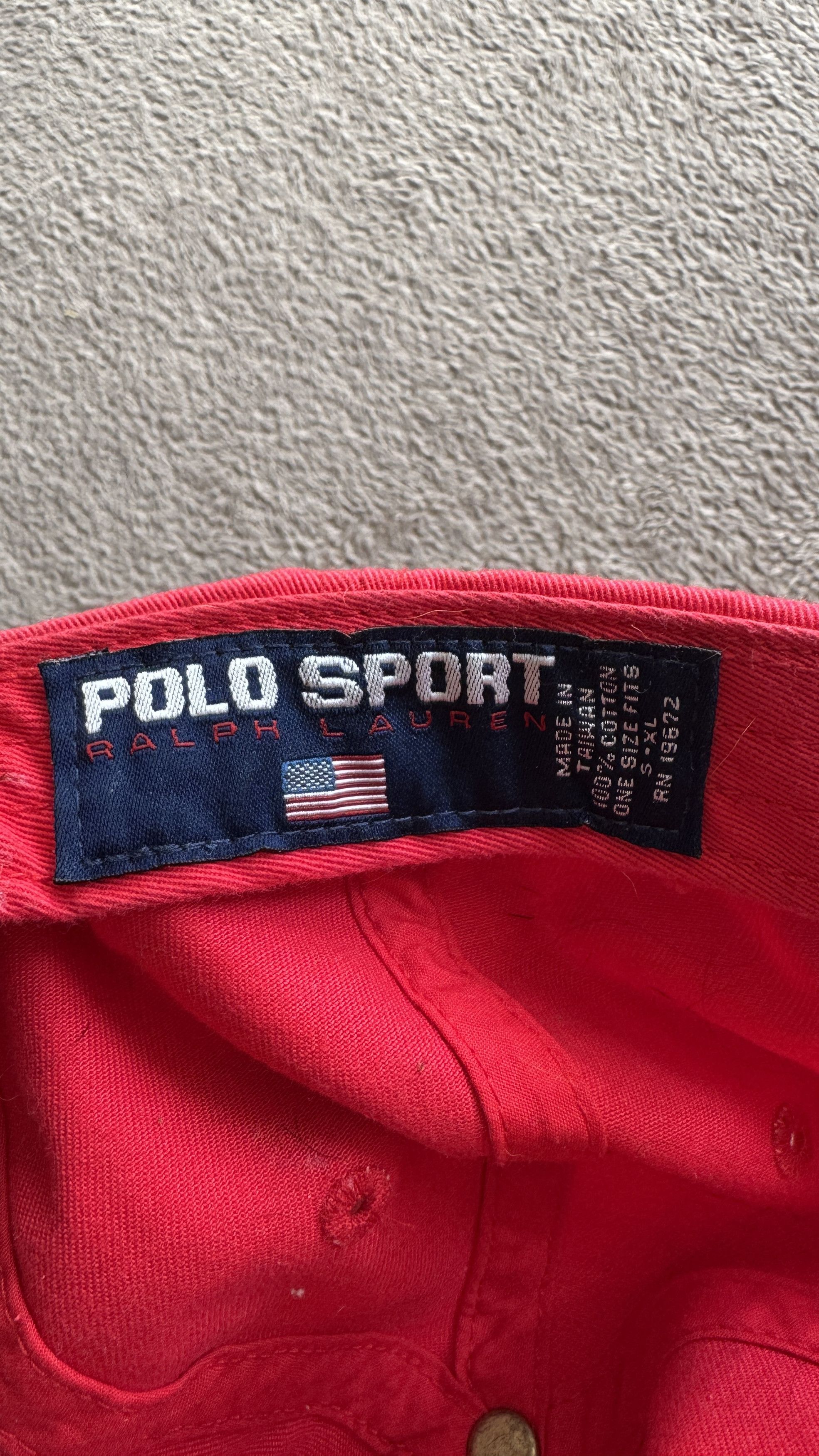 Polo Ralph Lauren × Ralph Lauren × Vintage Vintage Polo Sport Ralph Lauren Cap hat y2k Size ONE SIZE - 6 Thumbnail