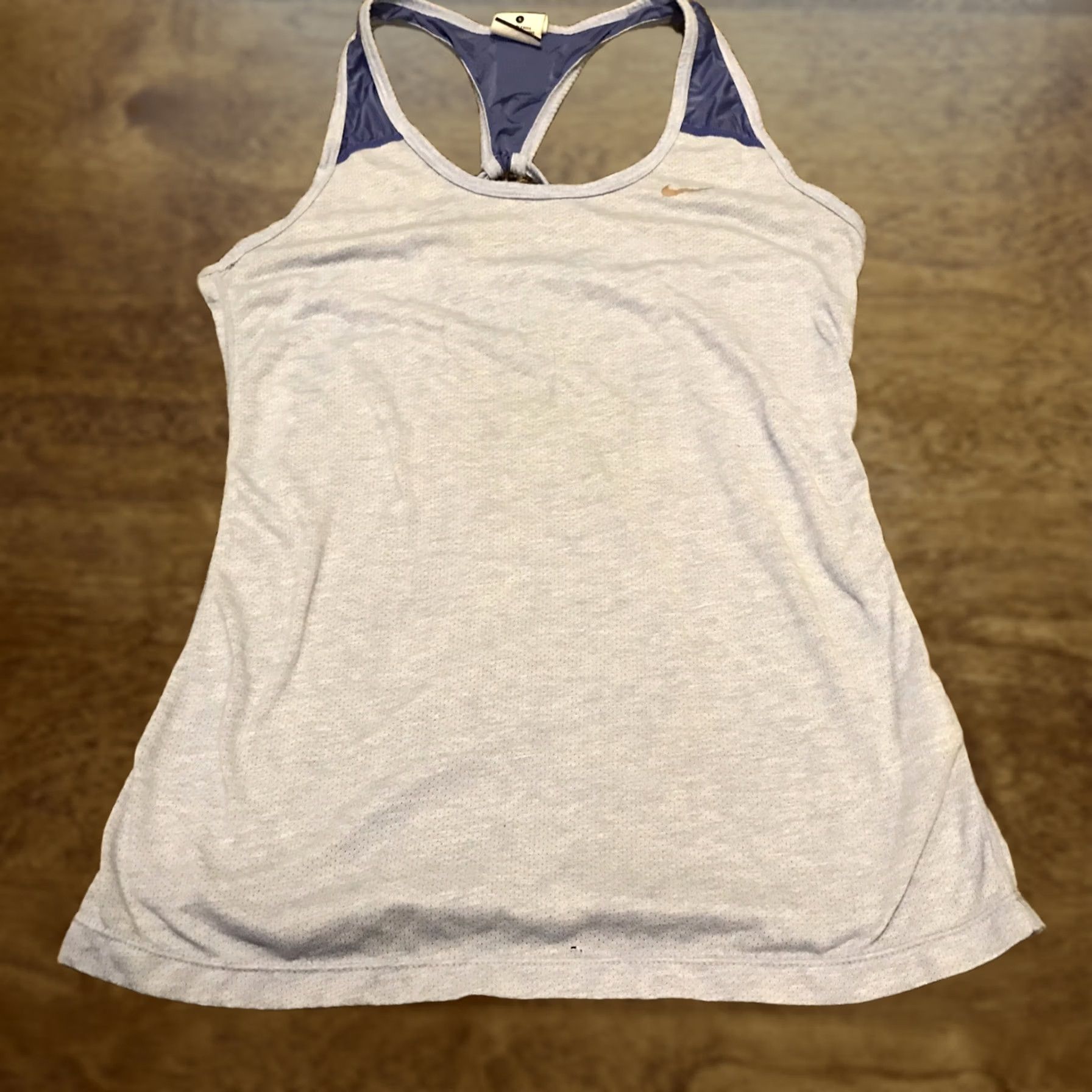 Nike Nike Dri-Fit Tank Shirt Womens S Purple Athletic Polyester Pullover Sleeveless Racerback Size S / US 4 / IT 40 - 1 Thumbnail