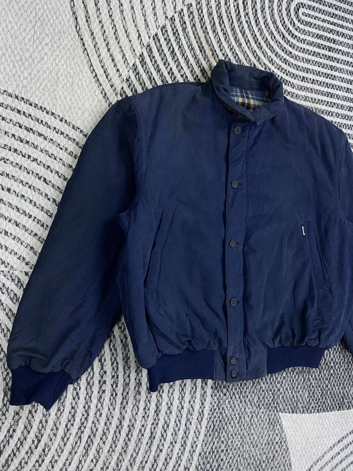 Faconnable 🔥RARE Faconnable Checked Reversible Bomber Jacket Size US XL / EU 56 / 4 - 5 Thumbnail