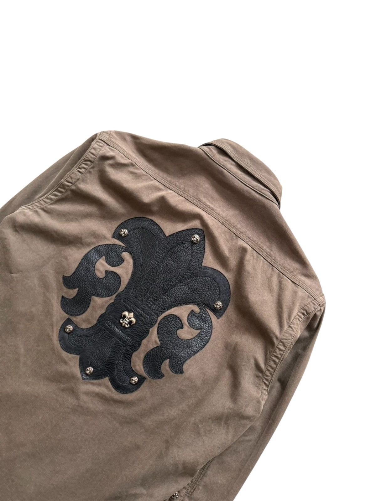 Chrome Hearts Chrome Hearts M Fleur Patch Military Button Up Shirt Size US M / EU 48-50 / 2 - 5 Thumbnail