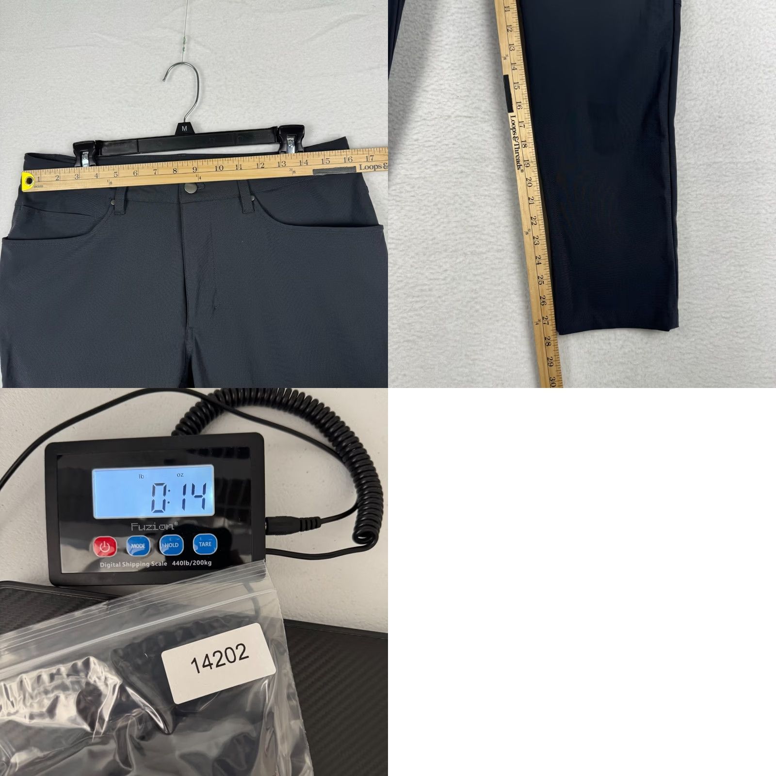 Lululemon Lululemon Mens Joggers Classic Gray Warpstreme Stretch 32 Inseam 28 Flat Front 5-Pocket Pants Casual Athletic Lounge Straight Size US 32 / EU 48 - 8 Thumbnail