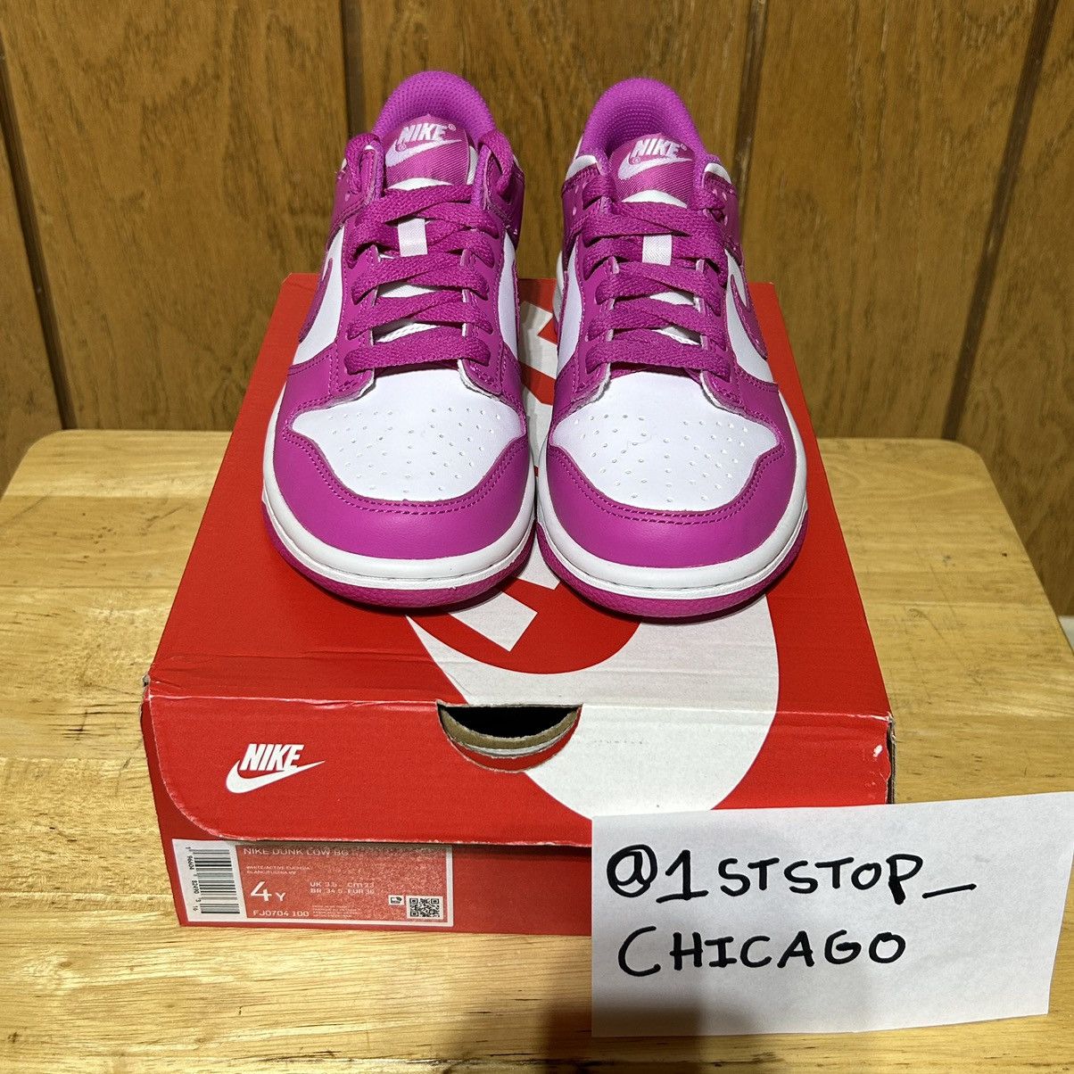 Nike Nike Dunk Low Fuchsia Pink FJ0704-100 GS 4Y 5.5W Women’s NEW Size US 5.5 / IT 35.5 - 2 Thumbnail
