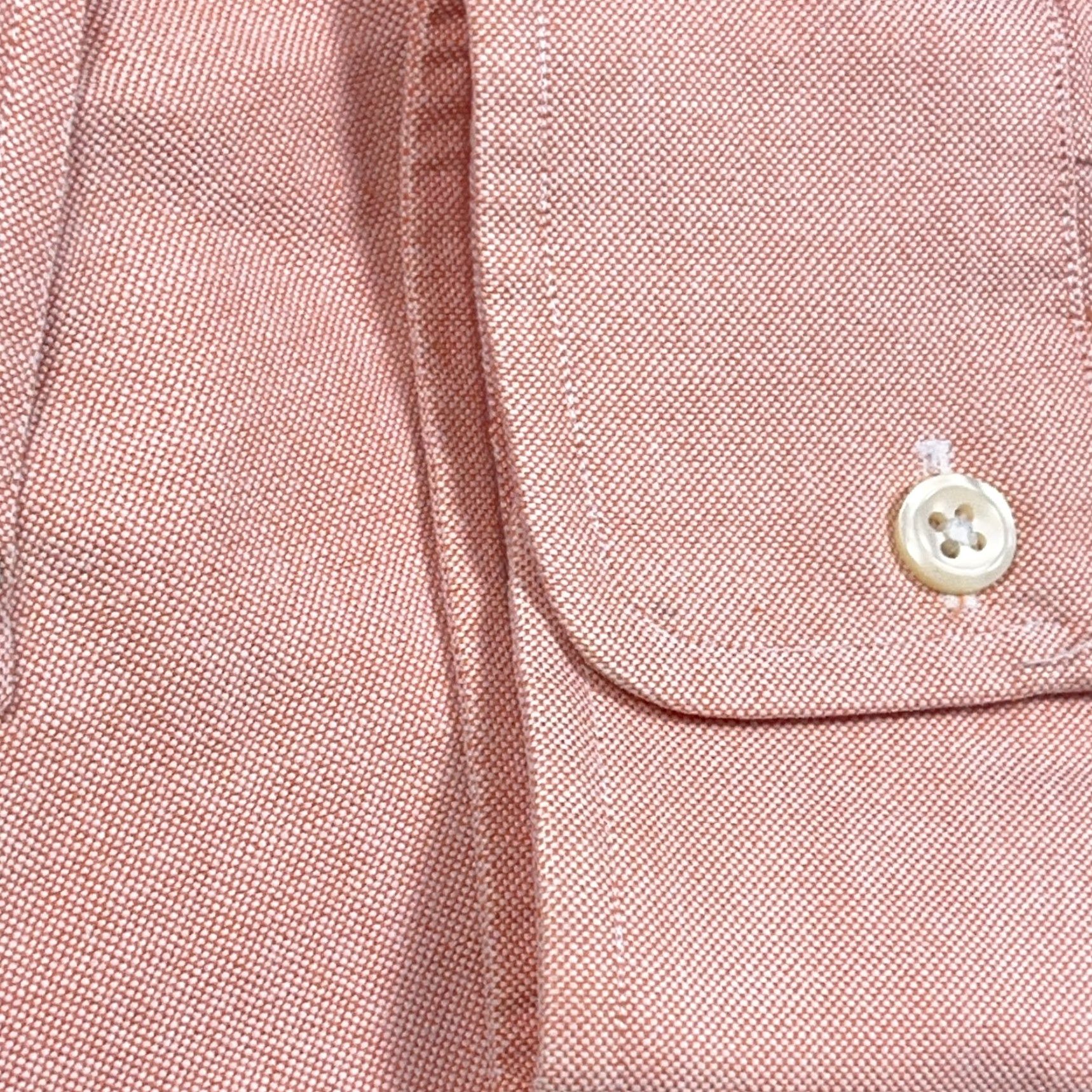 Ralph Lauren Ralph Lauren Orange Button-Up Shirt Men L Cotton Oxford Casual Business Dress Polo Pony Vintage: No (adjusted within rules) Size 42R - 7 Thumbnail