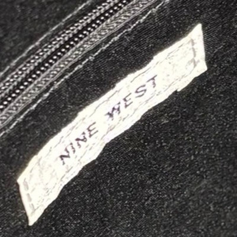 Nine West Black Nine West Faux Snakeskin Clutch Size ONE SIZE - 3 Thumbnail