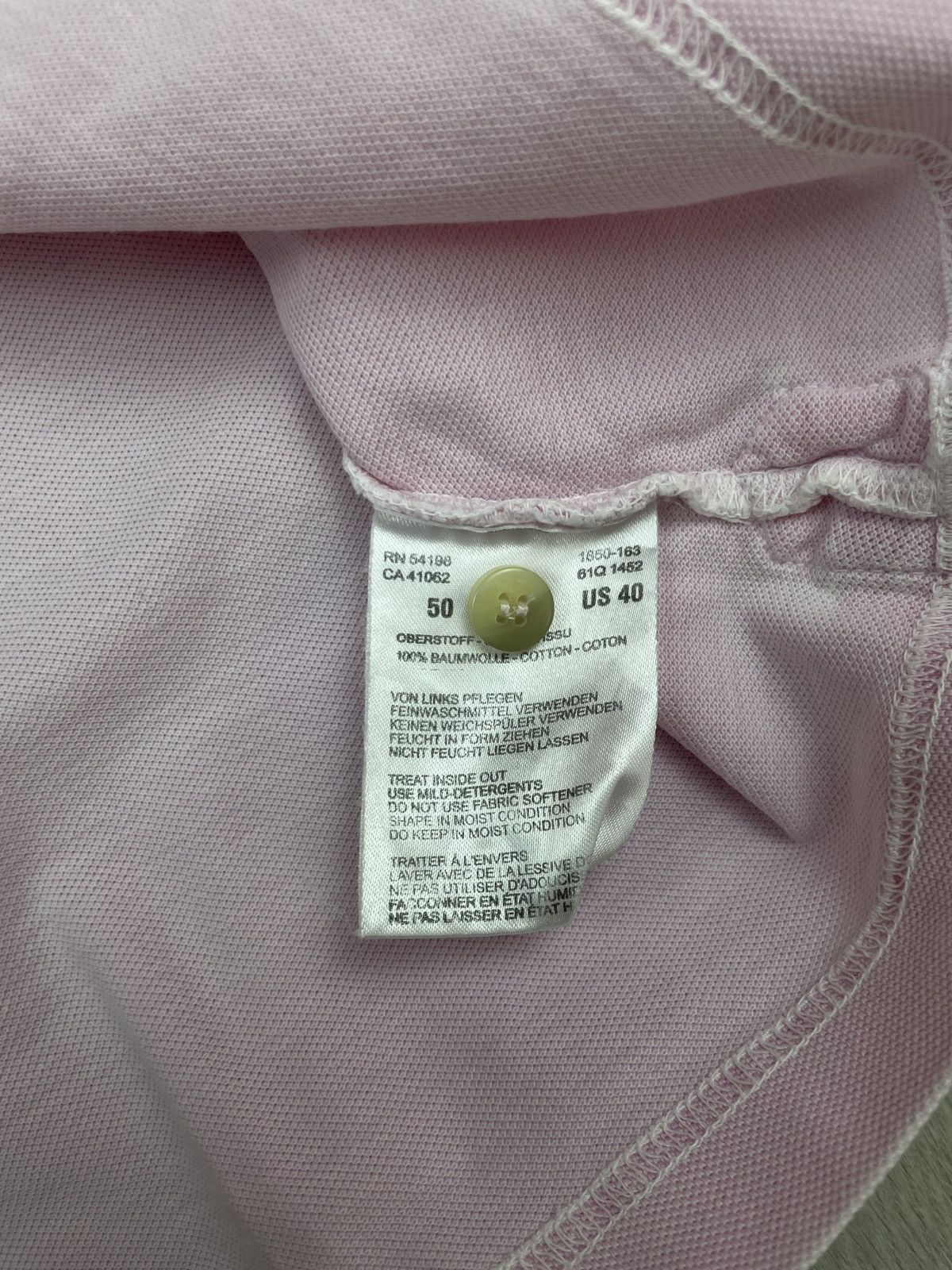 Bogner Bogner Fire + Ice Vintage Men’s Polo Shirt Size M Pink Size US M / EU 48-50 / 2 - 5 Thumbnail