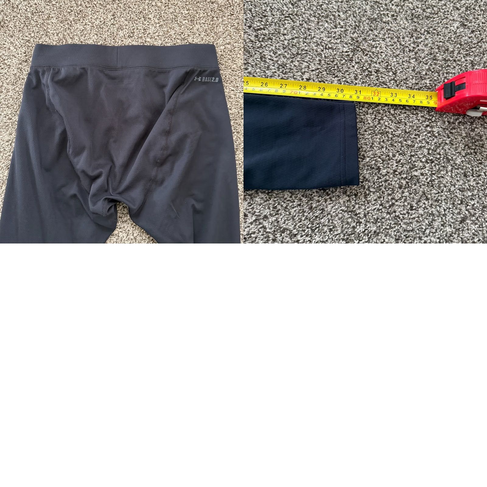 Under Armour Under Armour 2.0 Base Layer ColdGear Pants Tights Thermal Men's Size L Fitted Size US 33 - 8 Thumbnail