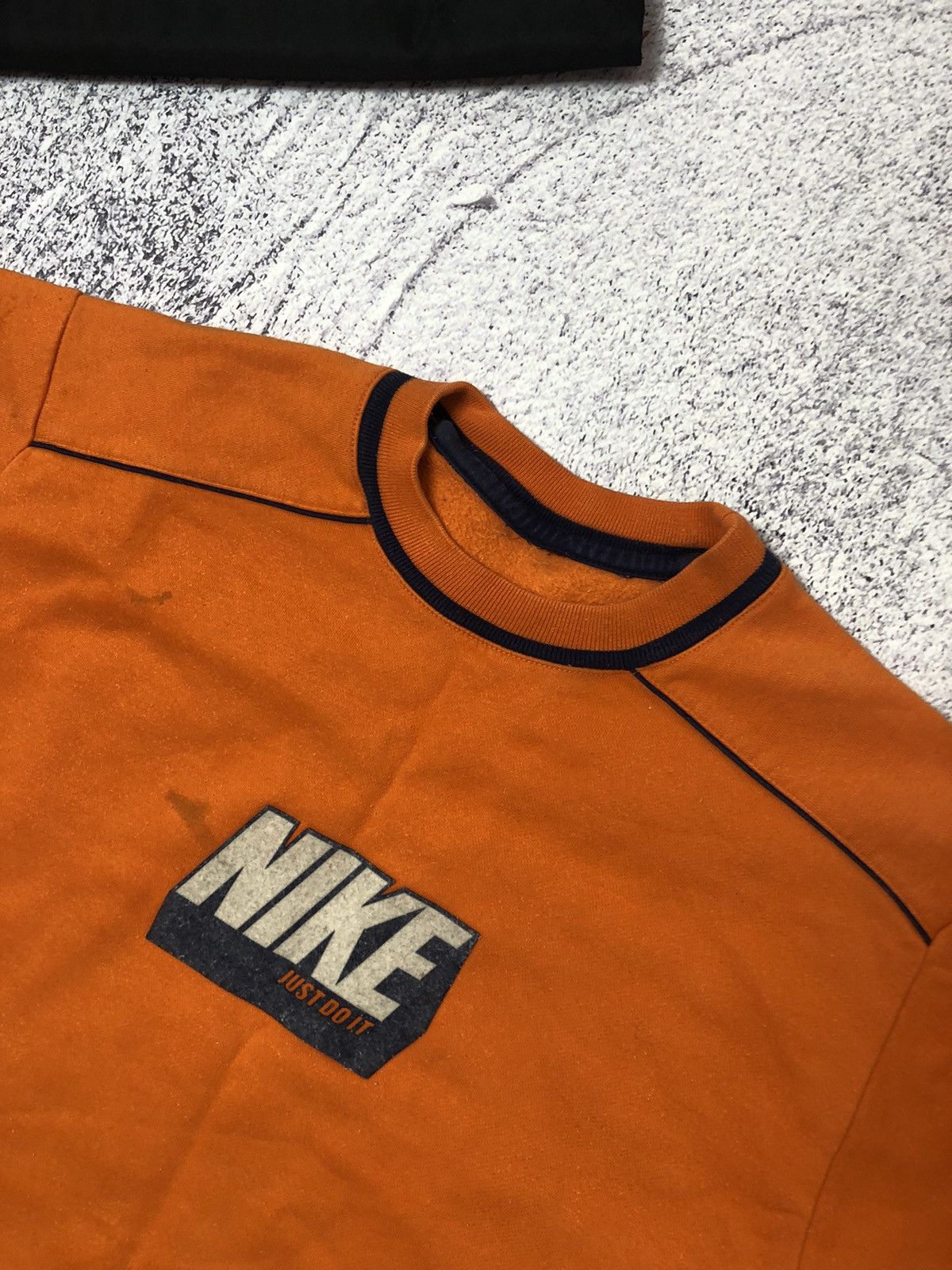 Nike × Vintage Vintage men’s sweater Nike drill big logo Size US M / EU 48-50 / 2 - 5 Thumbnail