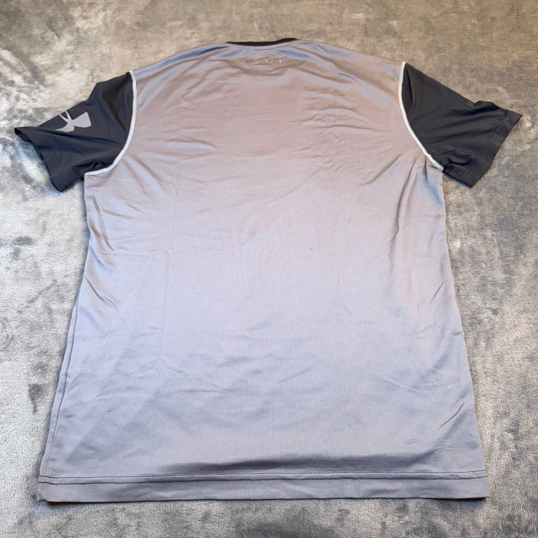 Under Armour Under Armour Hawkeyes T Shirt Mens Medium Black Gray Fitted HeatGear Short Sleeve Athletic Crew Neck Logo Moisture Wicking Size US M / EU 48-50 / 2 - 4 Thumbnail