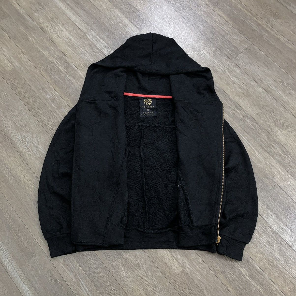 If Six Was Nine × Japanese Brand × Le Grande Bleu (L.G.B.) 2000s Autumn x Earth Asymmetrical Goa Lgb Style Zip Hoodie Size US M / EU 48-50 / 2 - 9 Thumbnail