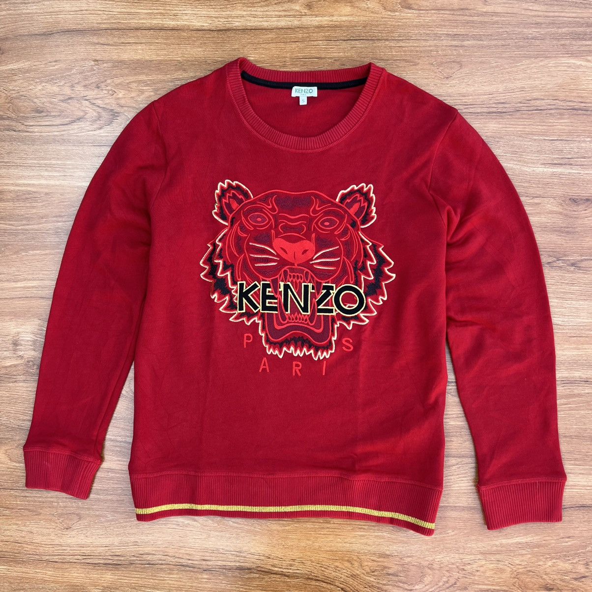 Kenzo Kenzo Embroidered Tiger Logo Sweatshirt. Size US S / EU 44-46 / 1 - 1 Thumbnail