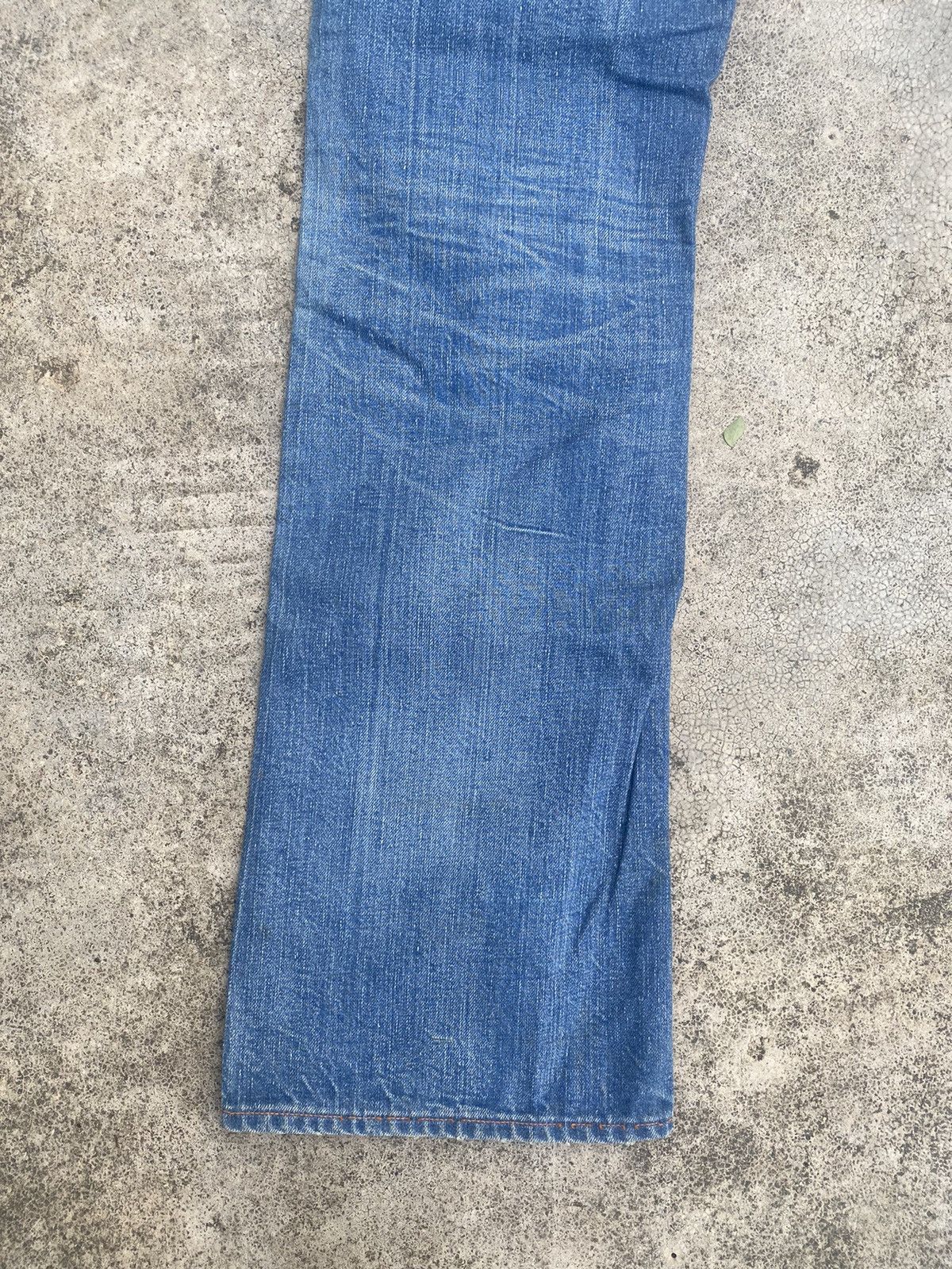 Japanese Brand Flare Jeans Earnest Sewn Distress Boot Cut Size US 31 - 16 Thumbnail