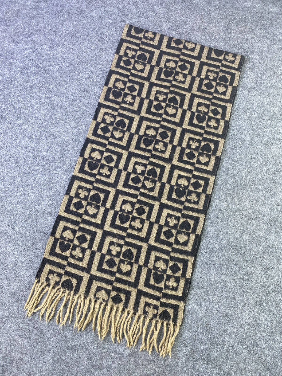 Designer Poker Design Scarf / Muffler / Neckwear T943 Size ONE SIZE - 3 Thumbnail
