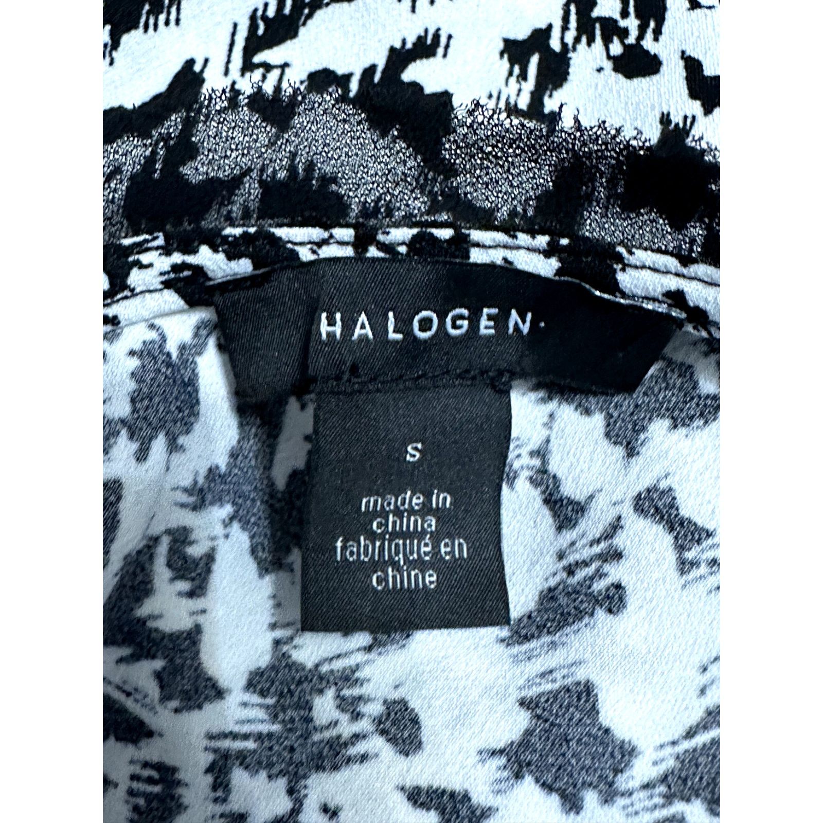 Other Halogen V Neckline Tank Top Animal Print Black/White S NWOT Size S / US 4 / IT 40 - 8 Thumbnail