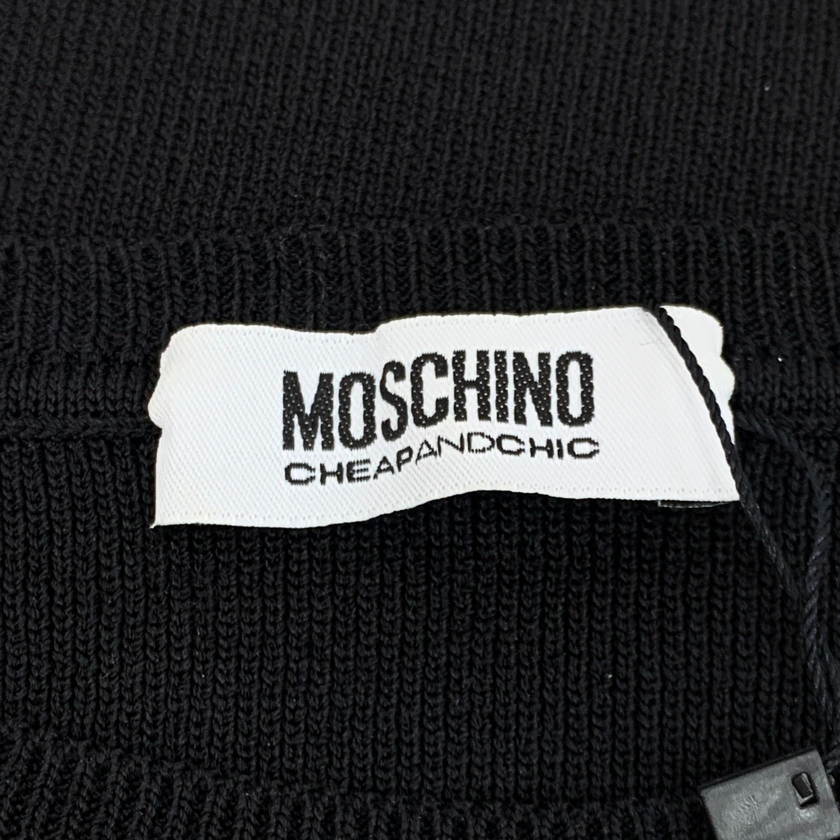 Moschino Moschino Cheap & Chic Black Floral Embroidered Long-Sleeve K Size M / US 6-8 / IT 42-44 - 2 Thumbnail