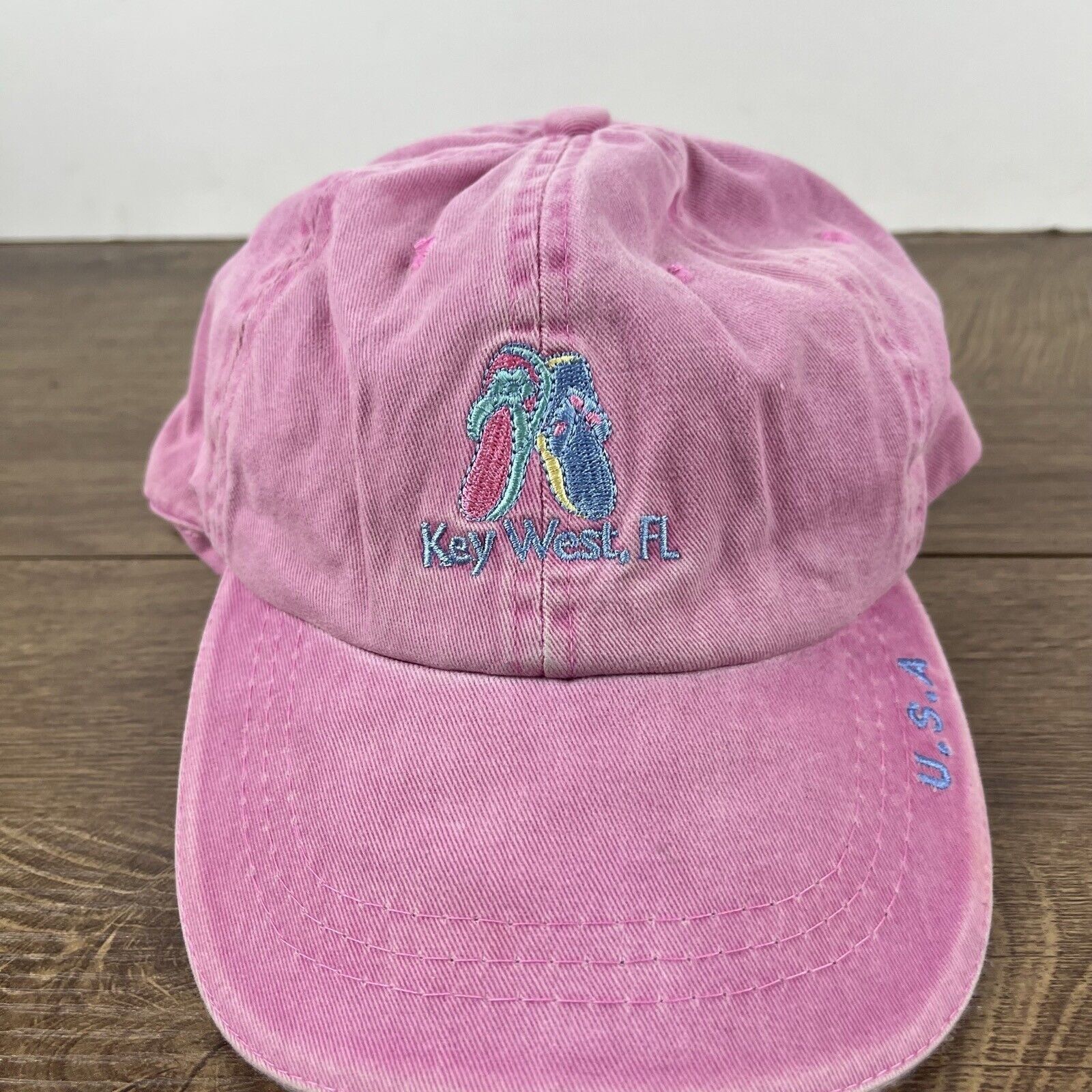 Other Key West Florida Hat Key West Hat Pink Cap Adjustable Pink A Size ONE SIZE - 6 Thumbnail