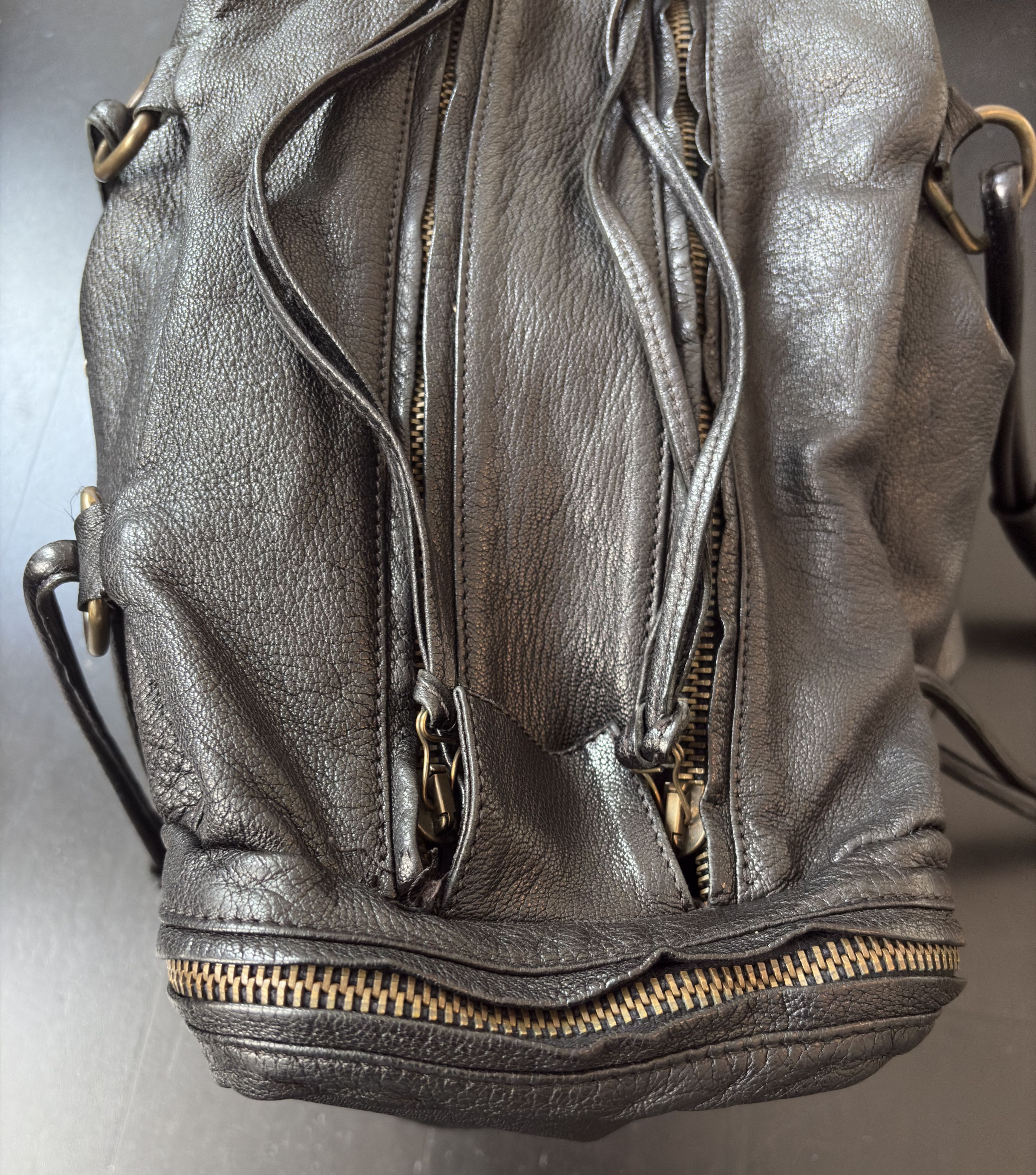 Maison Margiela Maison Margiela Black Leather Shoulder Bag Size ONE SIZE - 6 Thumbnail