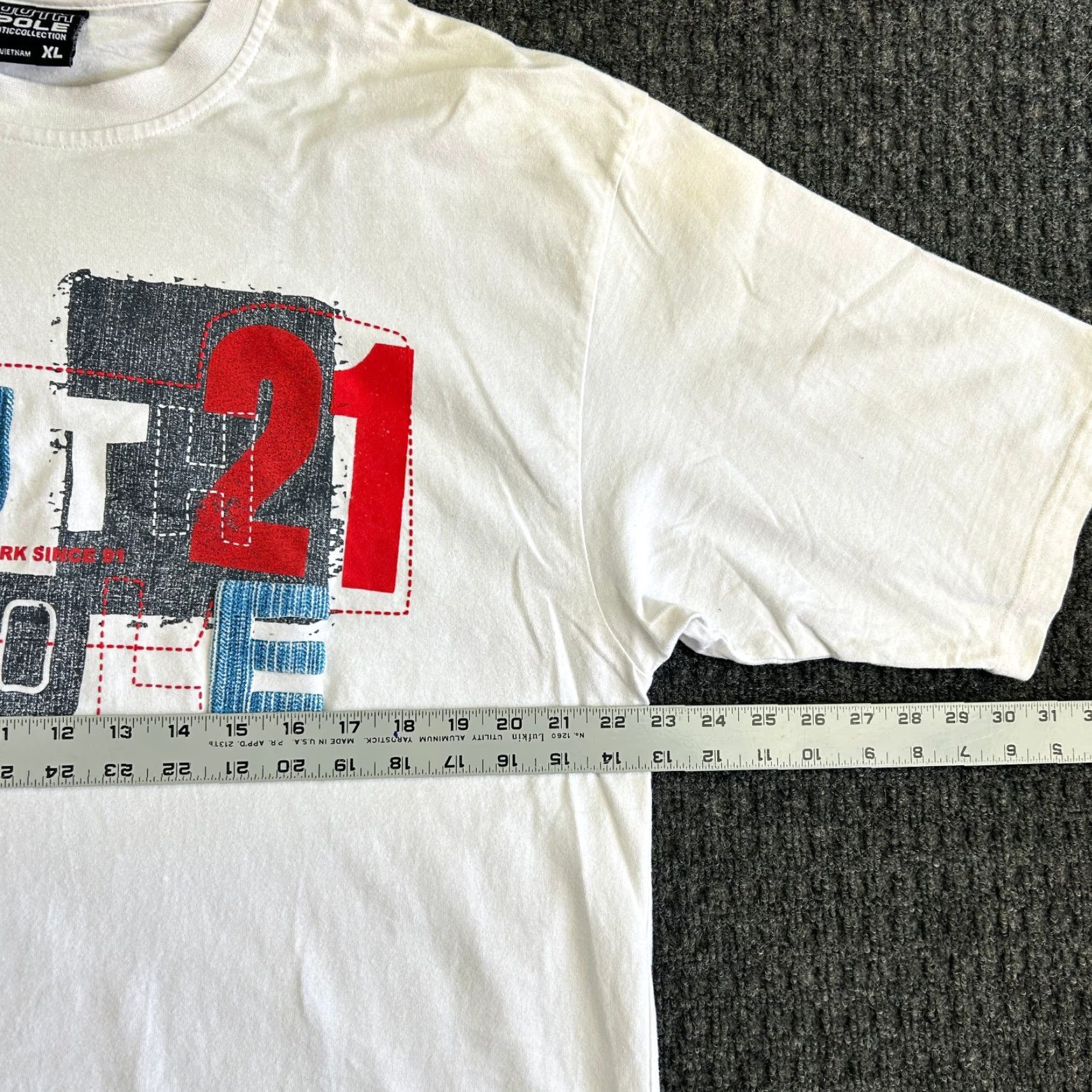 Southpole VINTAGE Southpole T-Shirt XL White Graphic Print Crew Neck Short Sleeve Men 90s Hip Hop Streetwear Grunge Indie Skate Logo Size US XL / EU 56 / 4 - 7 Thumbnail