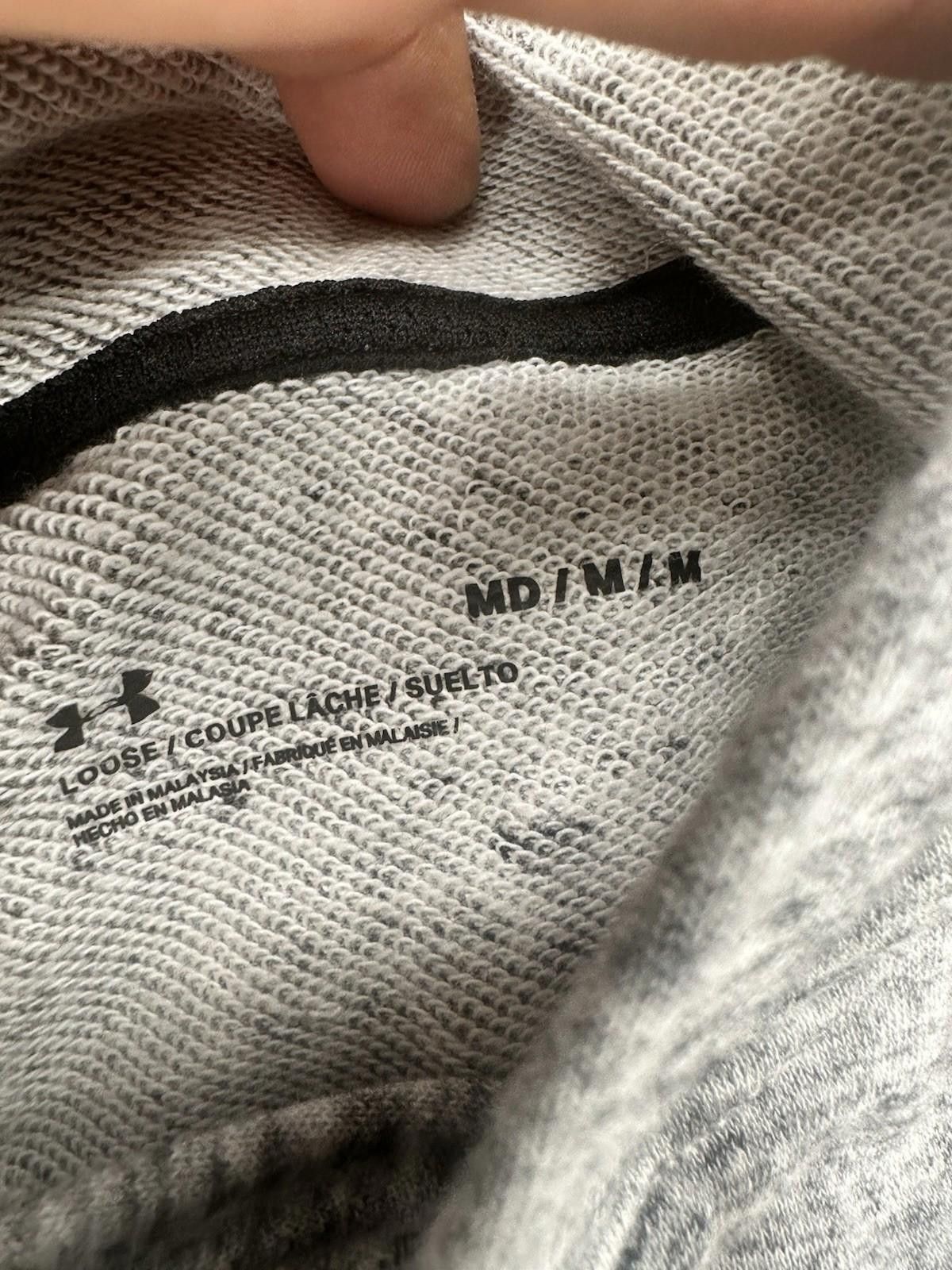 Under Armour Under Armour Short Sleeve Hoodie Men’s Medium Heather Gray Size US M / EU 48-50 / 2 - 5 Thumbnail