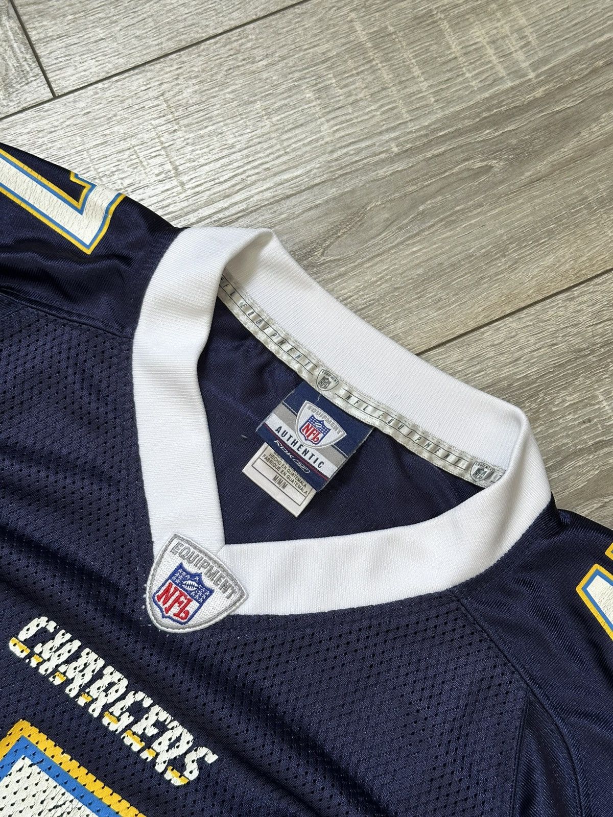 NFL Reebok Philip Rivers Chargers Jersey Tee Blue Size US M / EU 48-50 / 2 - 6 Thumbnail