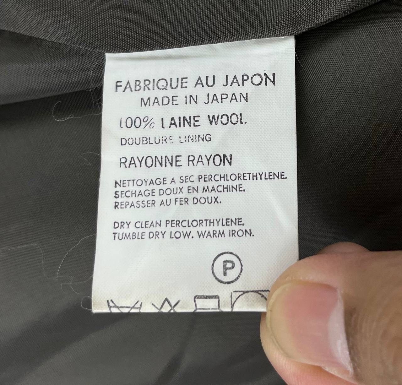 Yohji Yamamoto Vintage Yohji Yamamoto Trashed Wool Blazer Coats Jacket Size US M / EU 48-50 / 2 - 7 Thumbnail