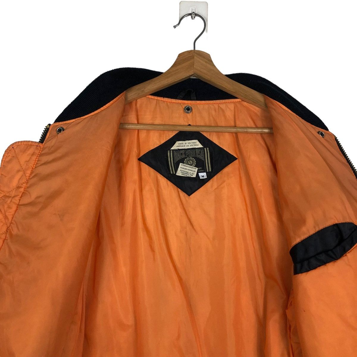 Japanese Brand 🔥RIOT RIOT AIR FORCE FLY BOMBER JACKET MIKITARY BIG LOGO Size US M / EU 48-50 / 2 - 14 Thumbnail