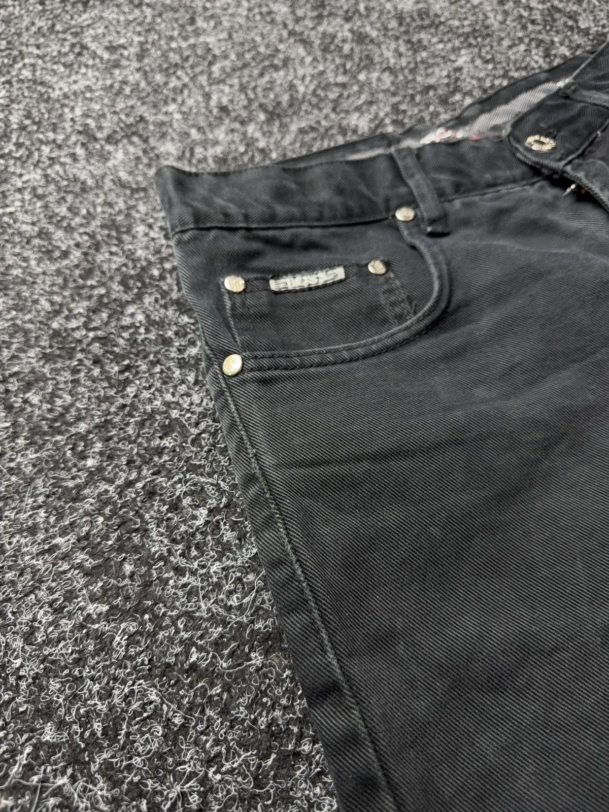 Hugo Boss Retro VNTG 90s Hugo Boss Faded Black Pants Straight Fit Y2K Size US 30 / EU 46 - 10 Thumbnail