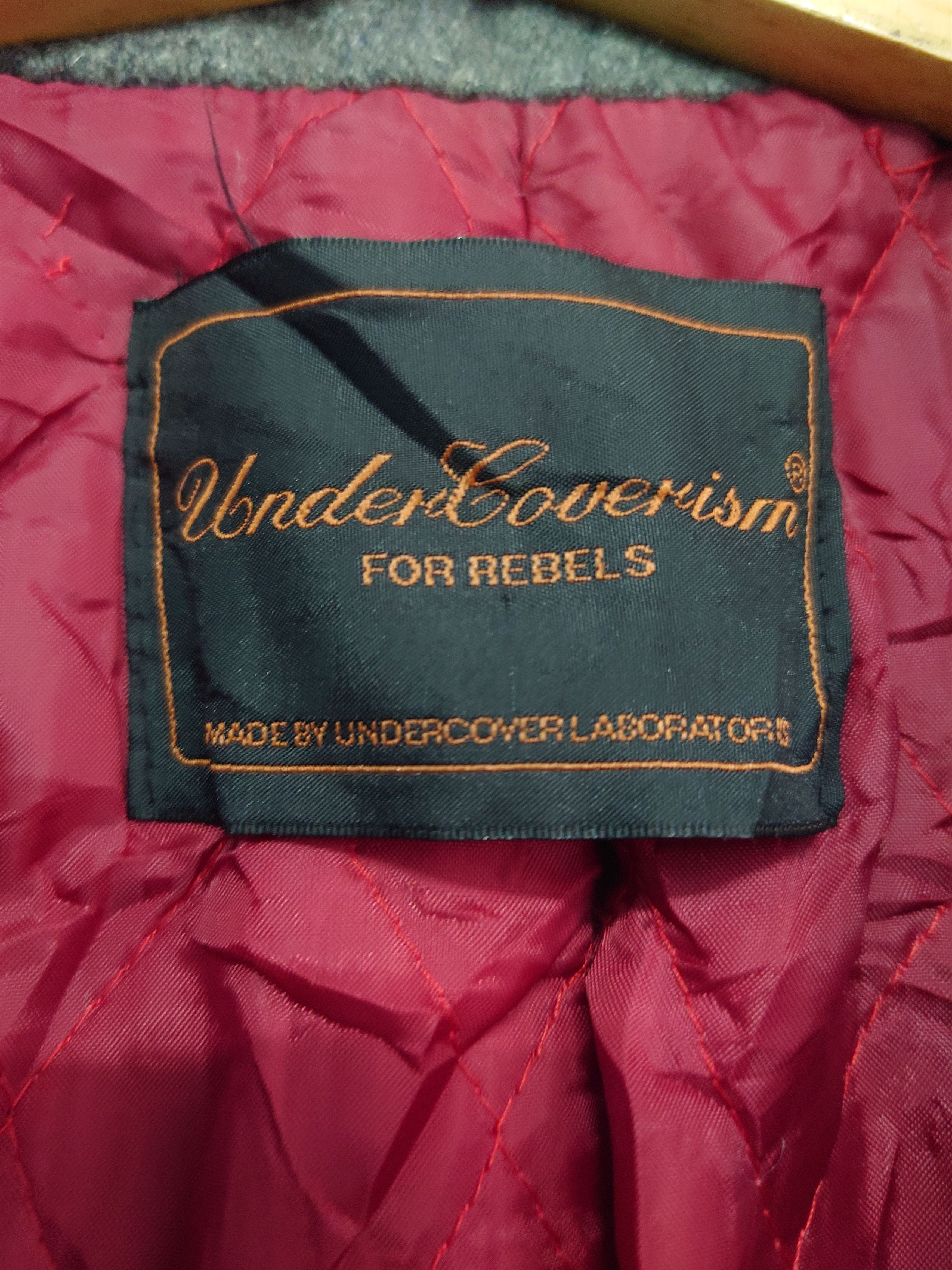Undercover Undercoverism For Rebel 90s Distress Wool Blazer Jacket Size US M / EU 48-50 / 2 - 4 Thumbnail