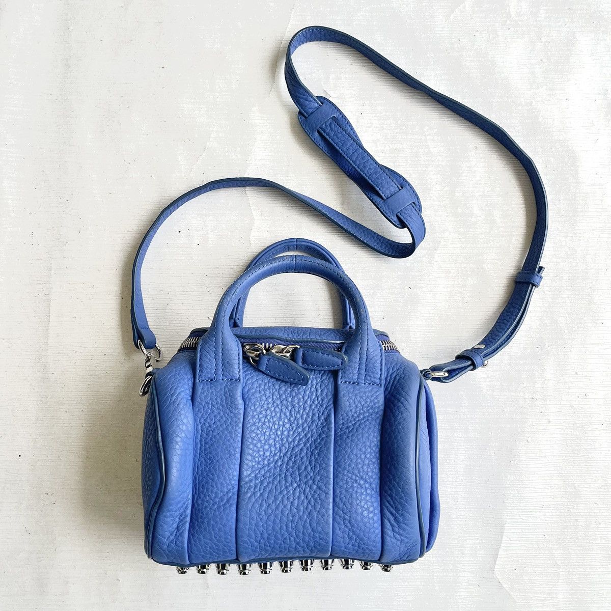 Alexander Wang Alexander Wang Blue Calf Leather Rockie Bag Size ONE SIZE - 10 Thumbnail