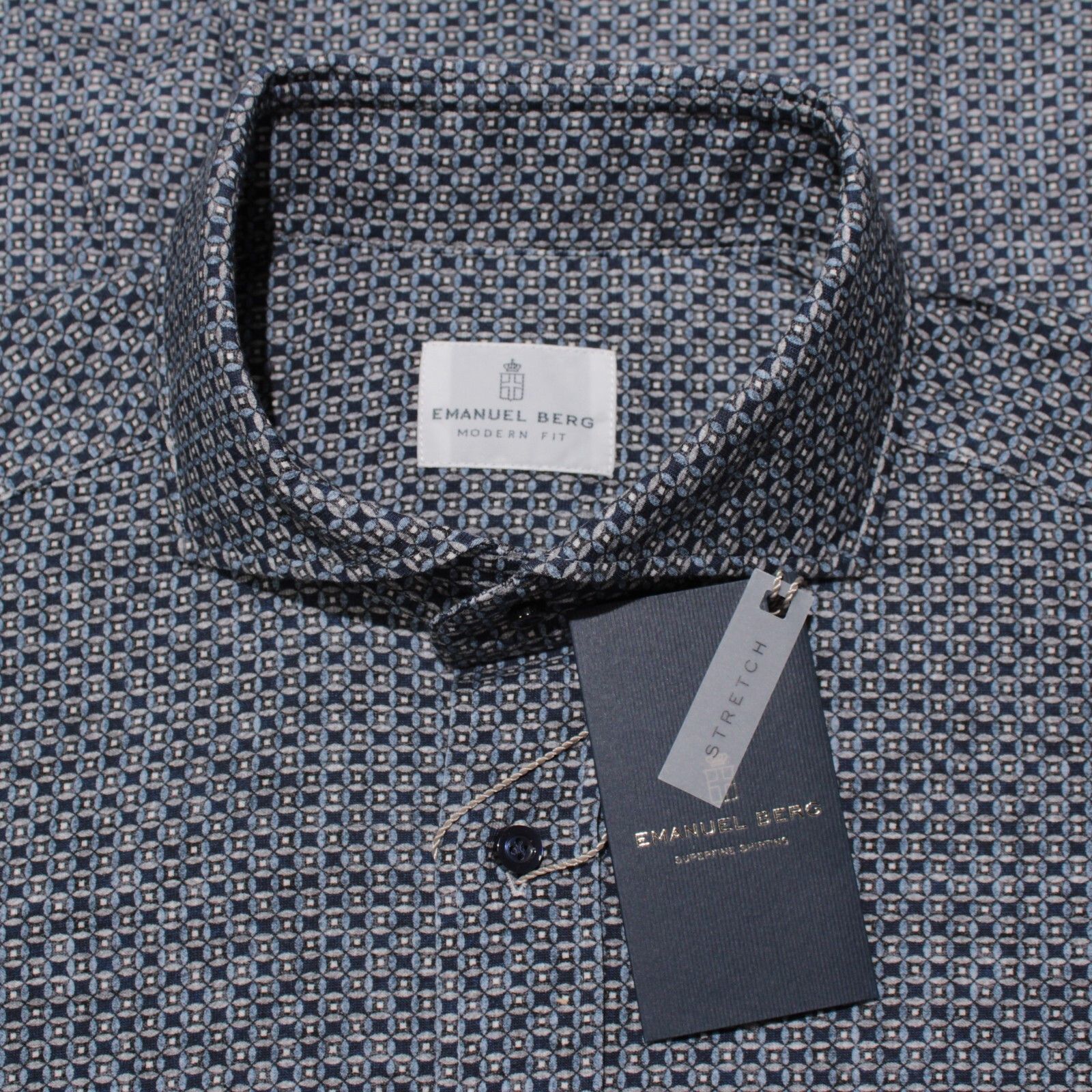 Emanuel Berg New with tags Shirt Size L US In Blue