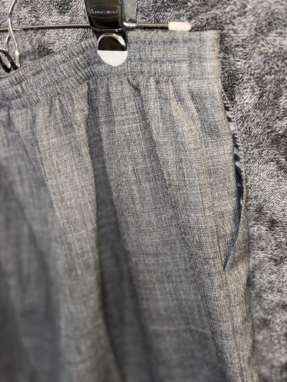Other Alfred Dunner 14P Heathered Gray High Waist Trousers VTG Size 36" / US 14 / IT 50 - 5 Thumbnail
