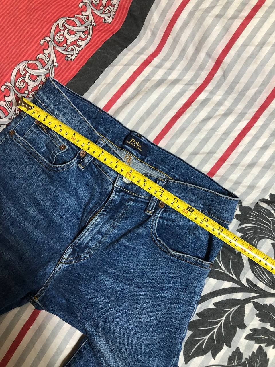 Japanese Brand × Polo Ralph Lauren Crazy Crash Dirty Baggy Faded Jean Japan Avant Garde Style Size US 28 / EU 44 - 19 Thumbnail