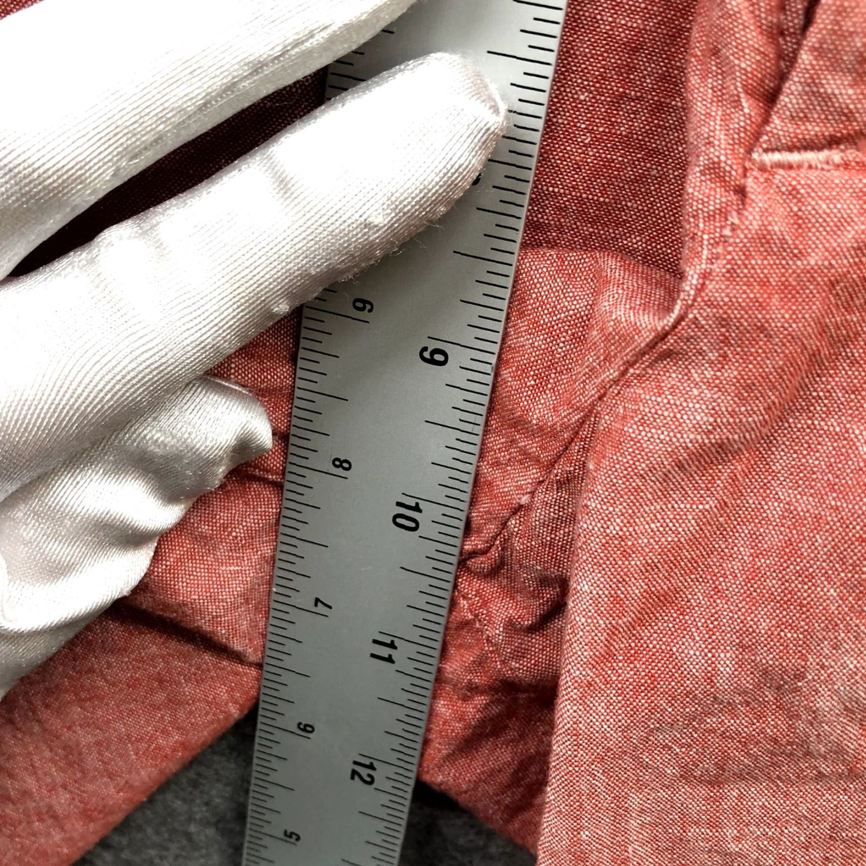 Banana Republic Banana Republic Chambray Shorts Mens 36 Peach Coral Flat Front 8'' Inseam Size US 36 / EU 52 - 6 Thumbnail