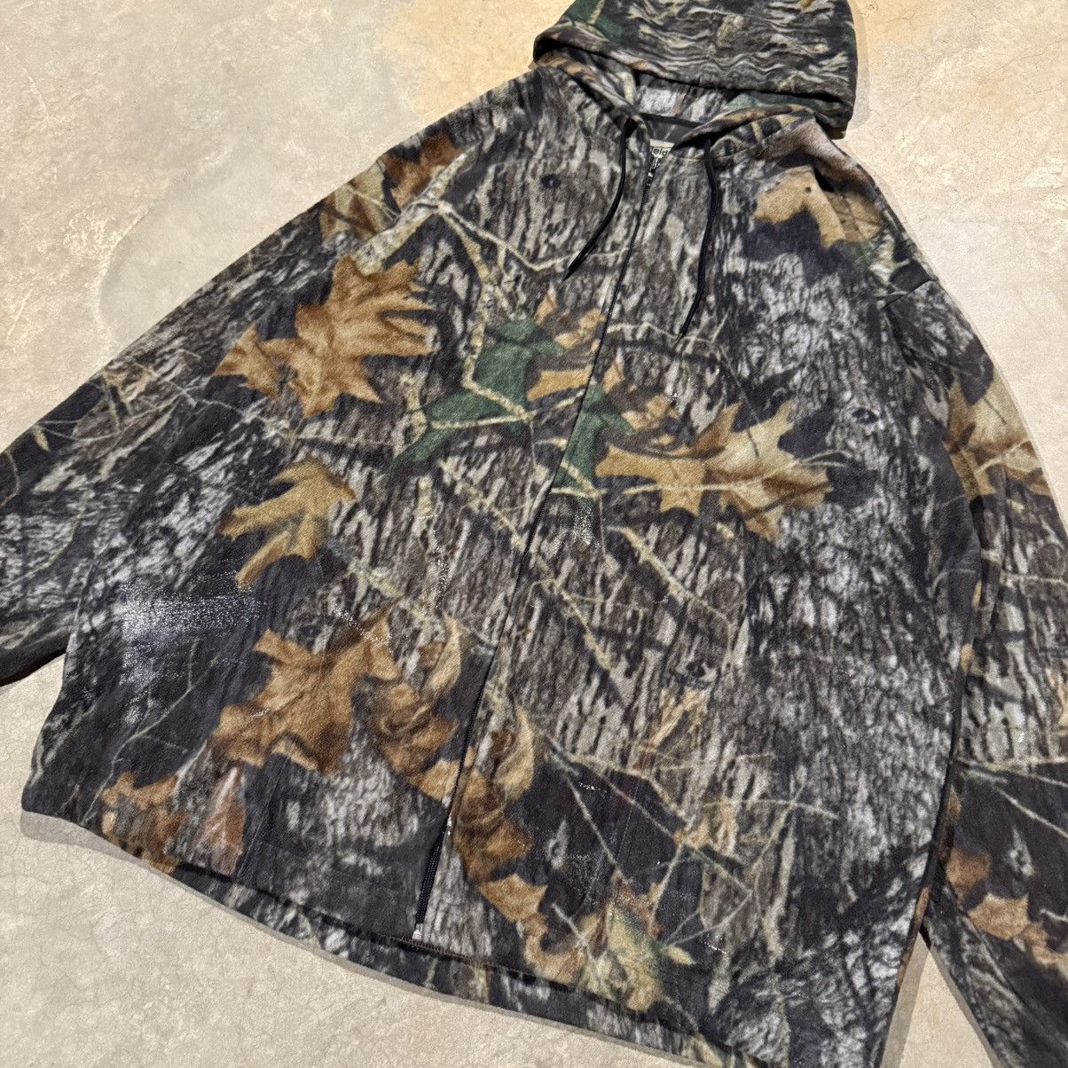 Vintage Vintage 2000s Realtree Camo Fleece Zip Up Jacket ERD Grunge Size US XL / EU 56 / 4 - 3 Thumbnail