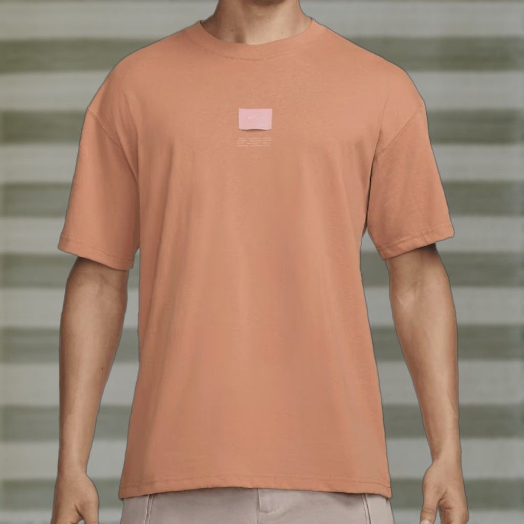 Nike Nike Sportswear Max90 T-Shirt Mens 2XL Amber Brown Crew Neck Short Sleeve Logo 100% Cotton Relaxed Fit Vintage Object? Size US XXL / EU 58 / 5 - 1 Thumbnail