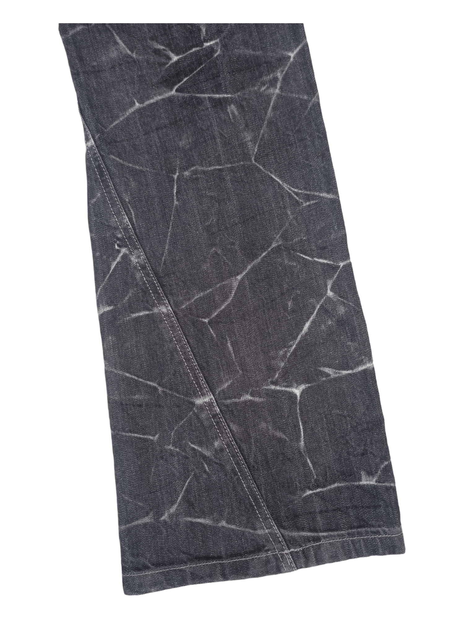 Nylaus Wing Whisker Mud Wash Flare Jeans