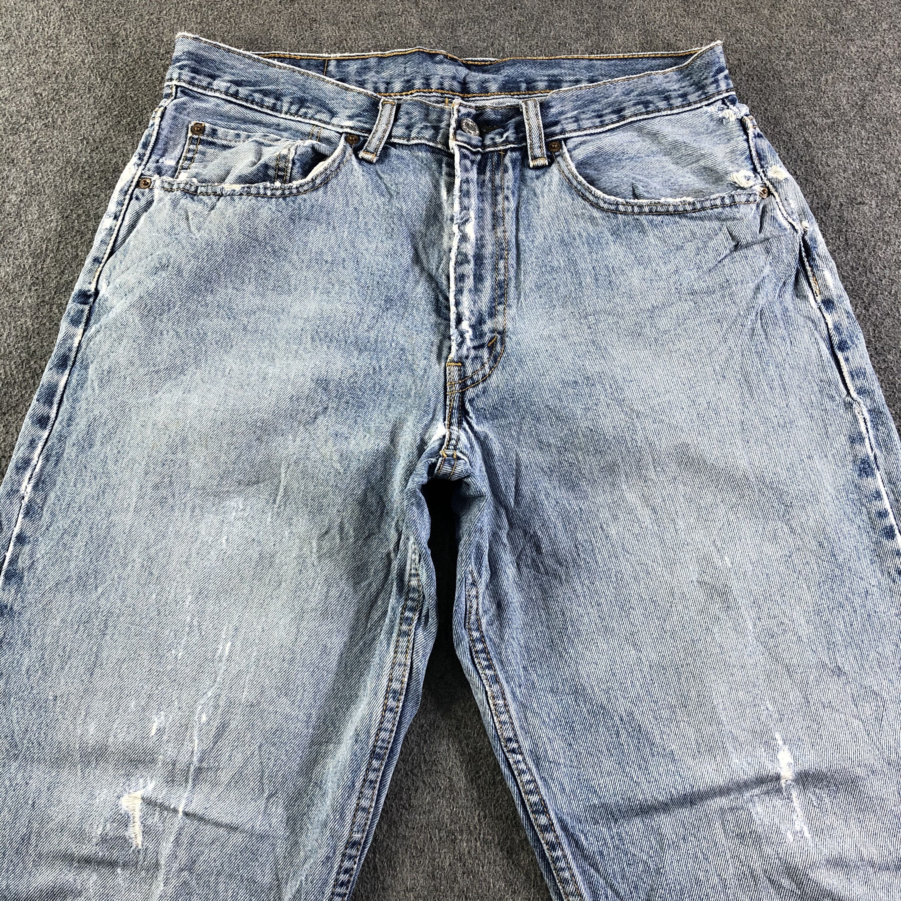 Levi's Vintage Blue Wash Levis Jeans-J4244 Size US 33 - 3 Thumbnail