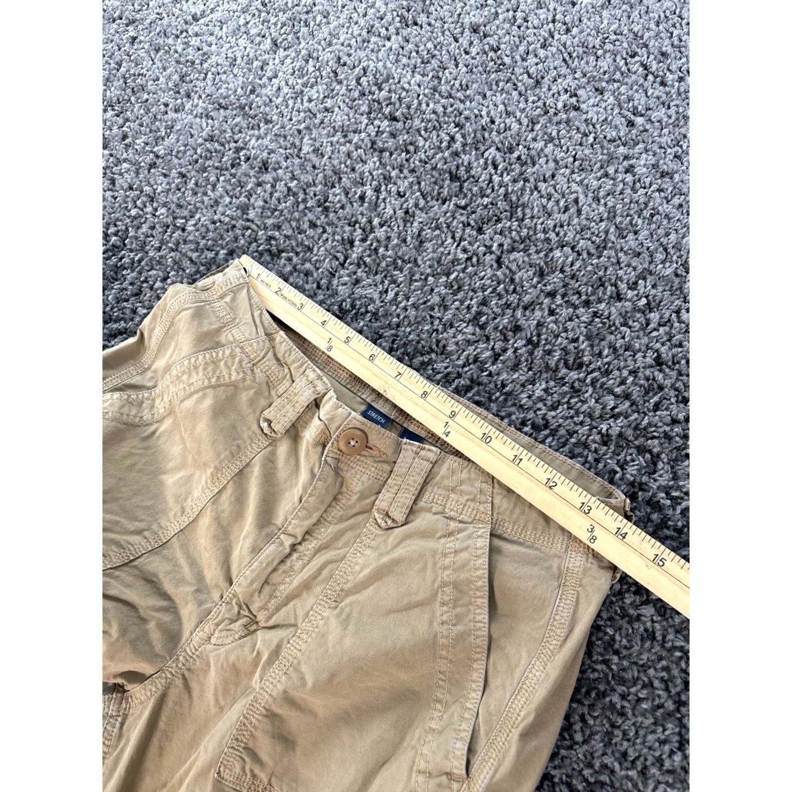 American Eagle Outfitters American Eagle Outfitters Pants Womens 6 Brown Baggy Jogger Cargo Pockets Adjustable Grunge Size 28" / US 6 / IT 42 - 4 Thumbnail